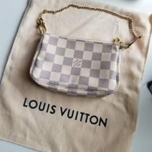 Louis vuitton damier azur mini pochette